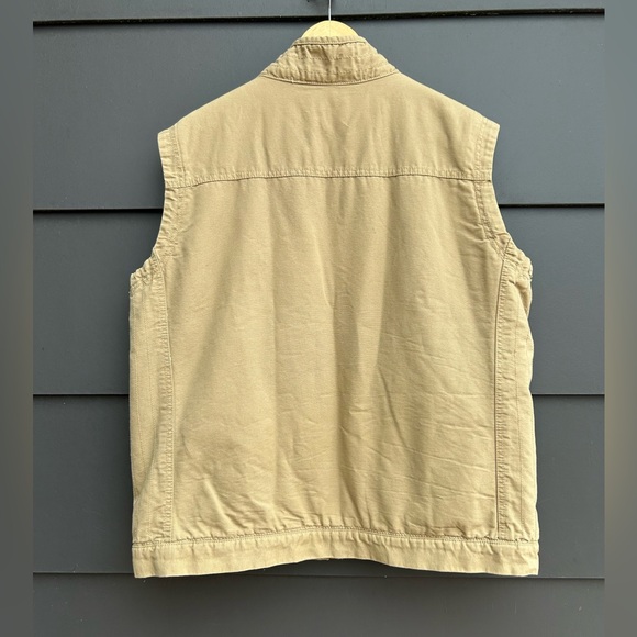 Outdoor Life Men's Beige Utility Vest - Sherpa lined - L - Picture 2 of 6